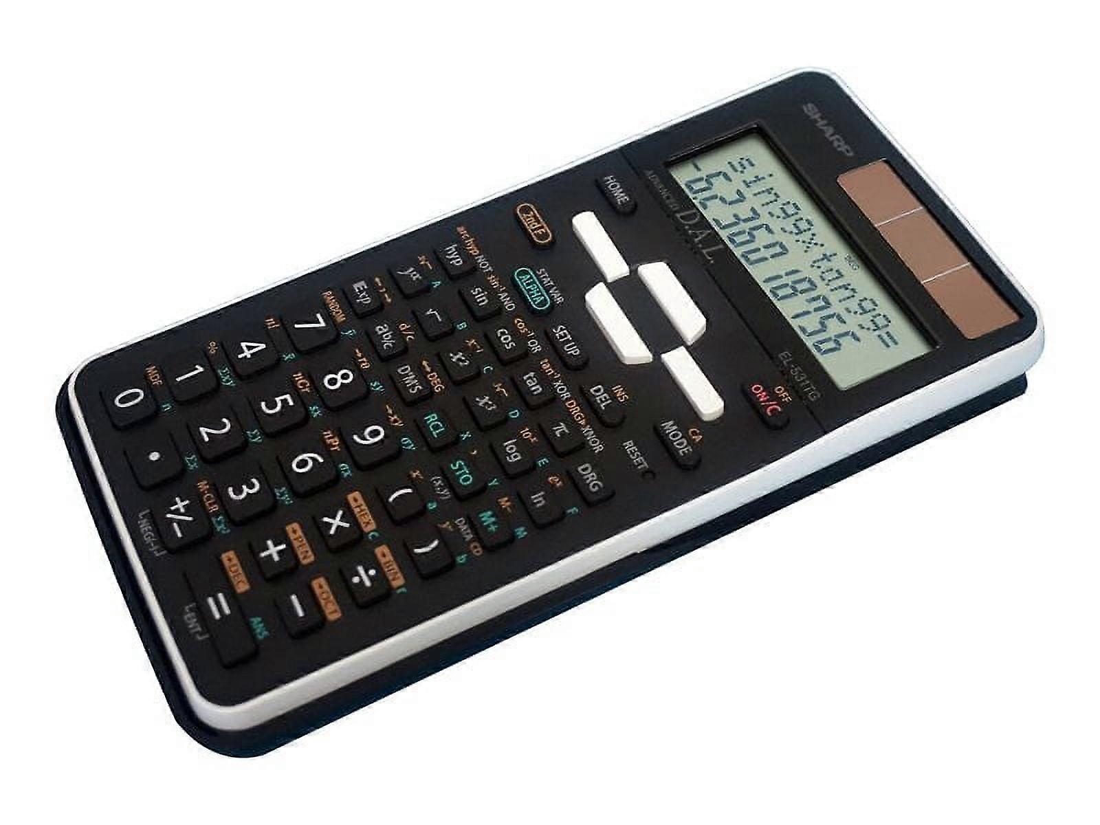 Compatible with Sharp EL531TGBBW 2-Line 272 Function Scientific Calculator