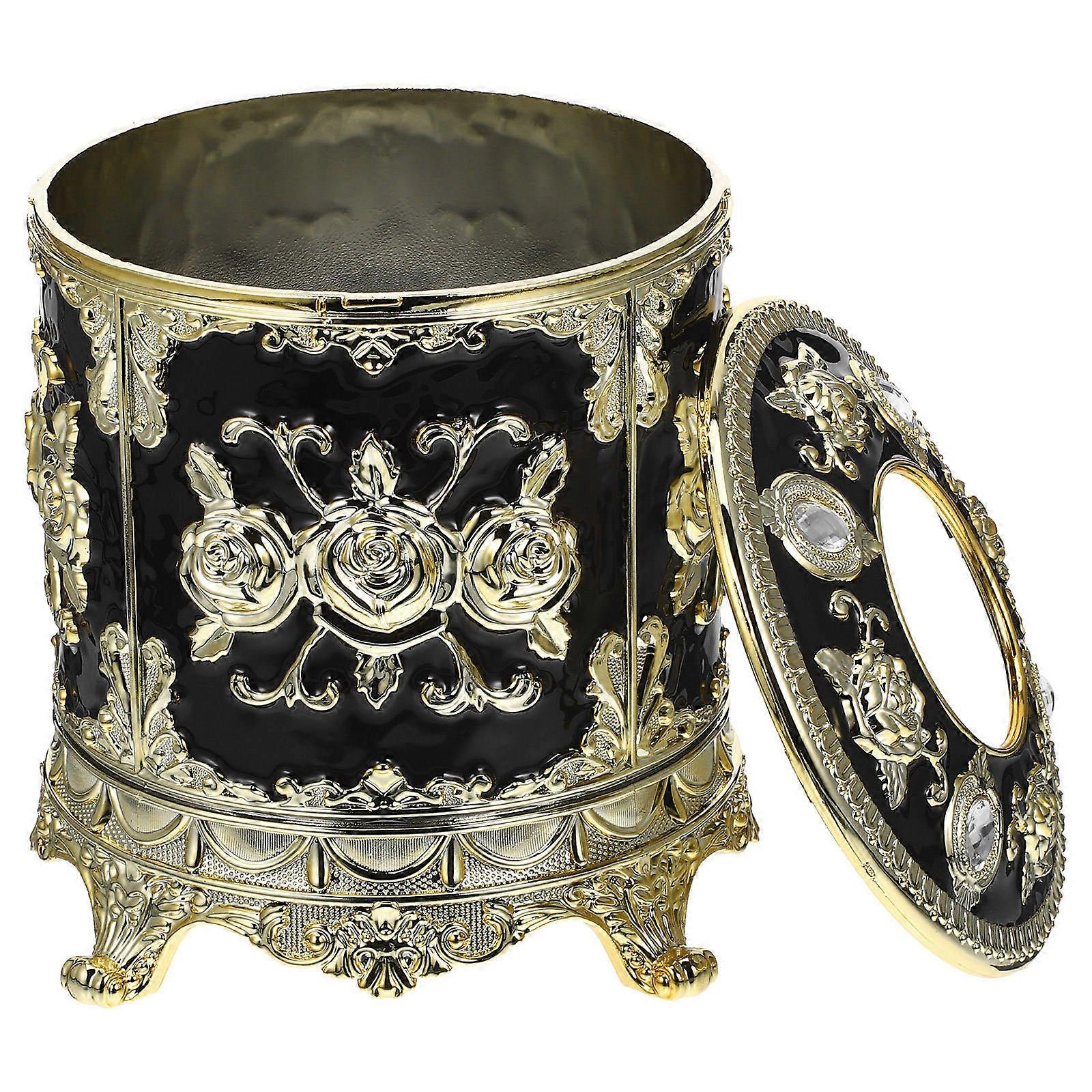 Romantic Style Napkin Storage Box For Household Use In Vintage Design Featuring Plastic Material 3Pcs