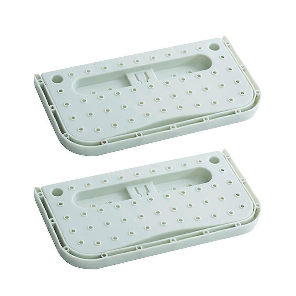 Door Shoe Hangers for Storage 6Pcs Foldable Wall Mounted Shoes Rack Blue