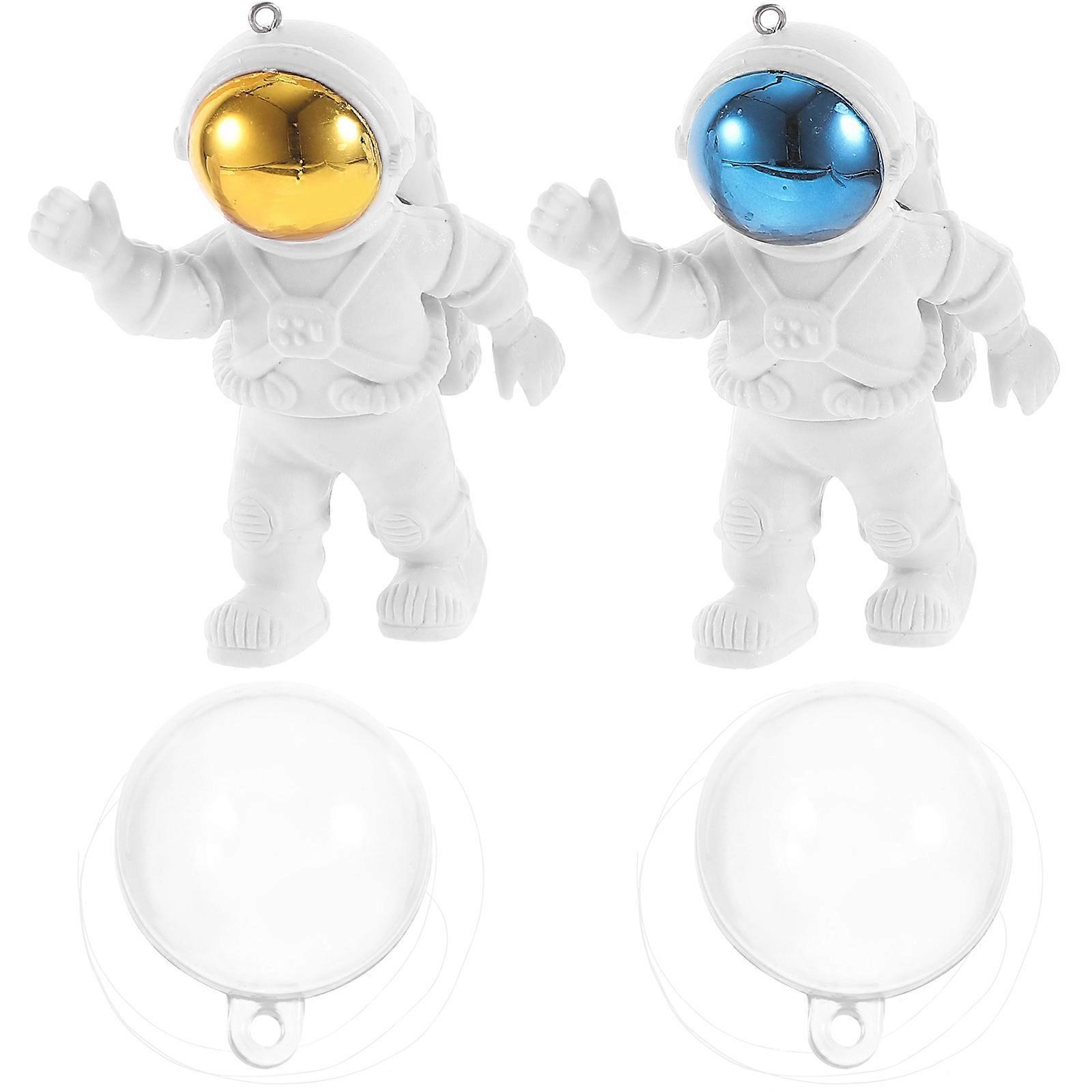 Aquarium Decor Floating Astronaut Figures for Fish Tank 4Pcs Ornament