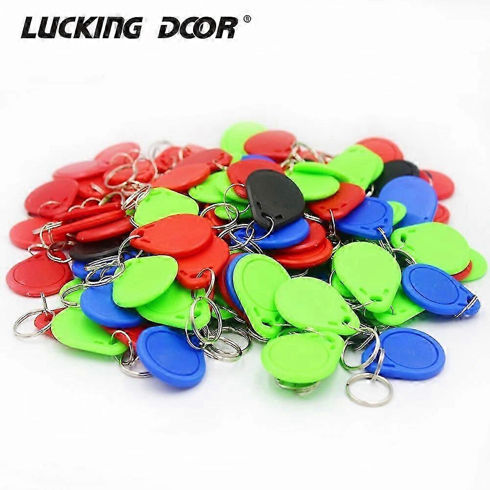100pcS/lot 13.56MHz IC M1 Keyfobs Tags Access Control Key Finder Card Token Attendance Management Keychain key 2025