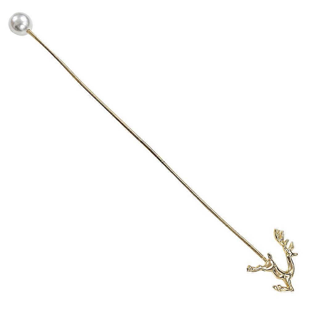 Alloy Curtain Tiebacks with Elk Decor for Home Use 4Pcs Pack