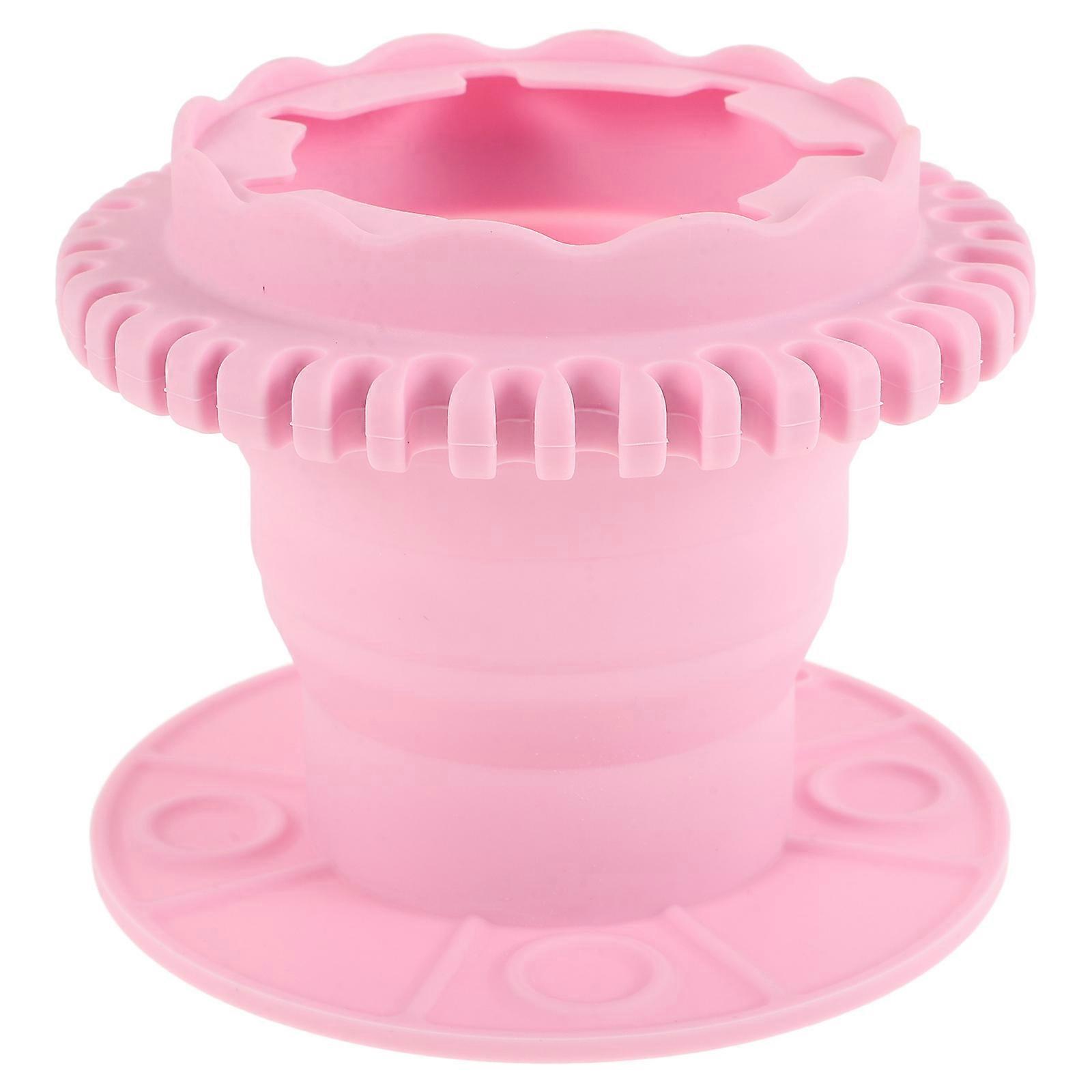 Makeup Brush Tool Cleaning Box Silicone for 3Pcs Sponge Cleaner