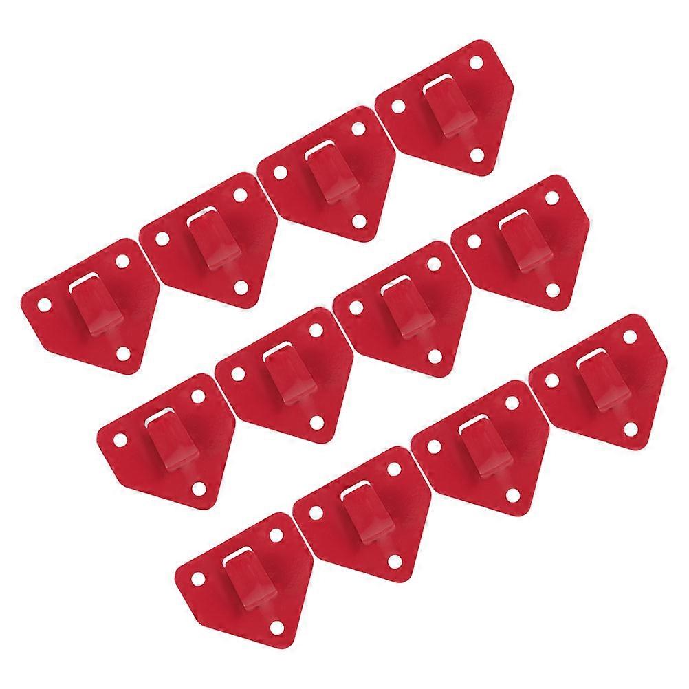 Iron Fire Extinguisher Wall Mounting Hook Bracket for Fire Safety 12Pcs