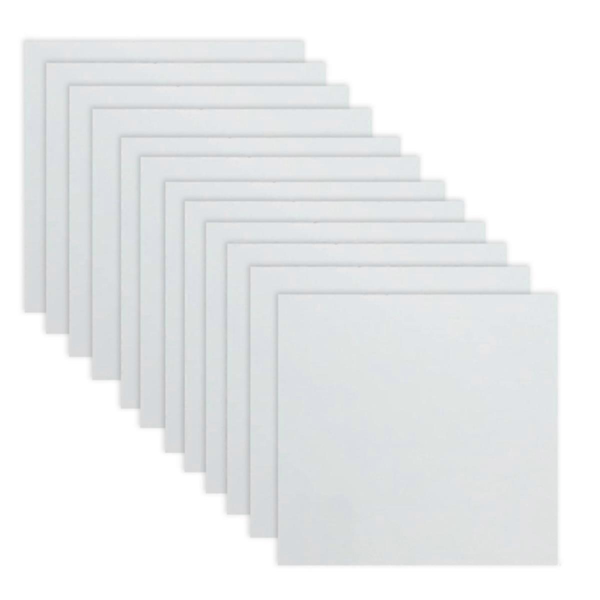 12 Sheets Mylar Sheet 12 X 12 Inch Milky Translucent PET Blank Stencil Making Sheet