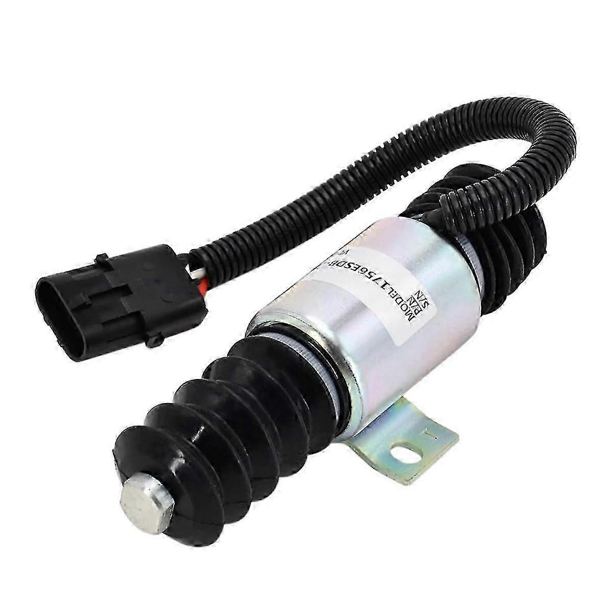 24V Stop Solenoid Flameout Solenoid Valve 11033954 for Wheel Loader L120B, L120C, L150, L150C, L180, L90B, L90C, L180C