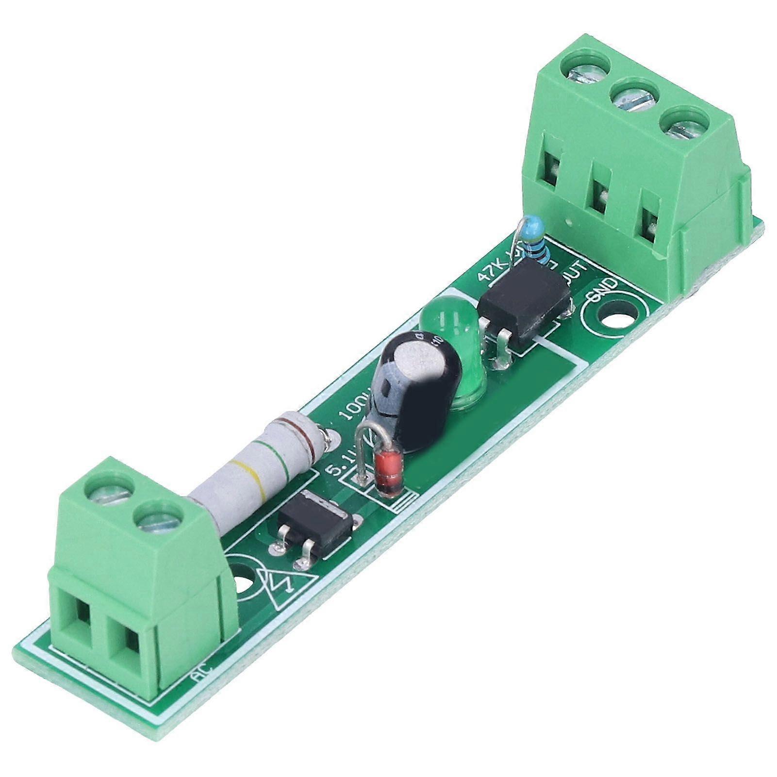 Opto Isolator Module 1 Channel Optocoupler Isolation Board Voltage Detection for PLC AC 220V