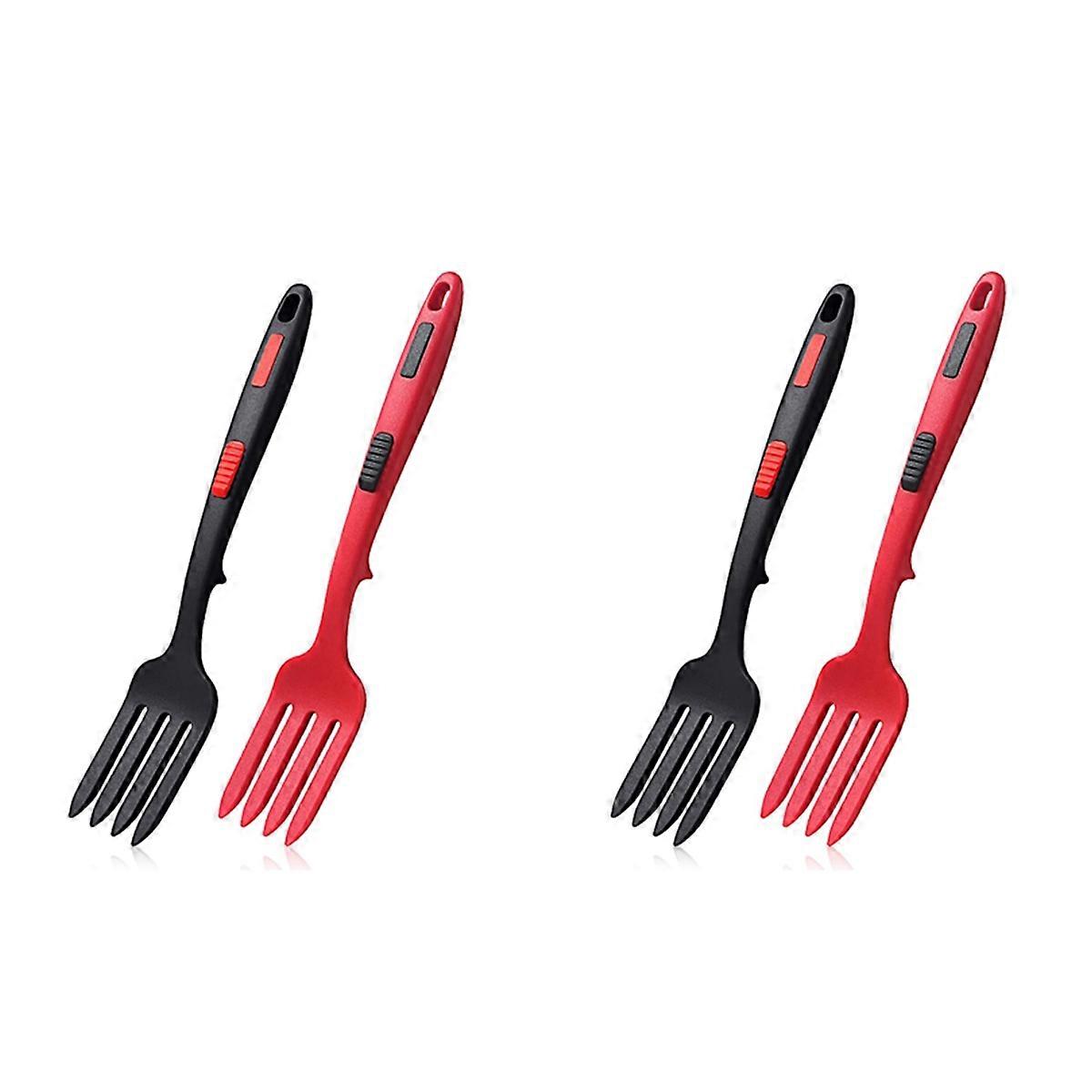 Silicone Flexible Fork,Heat- Fork Tools Safe Kitchen for Mix