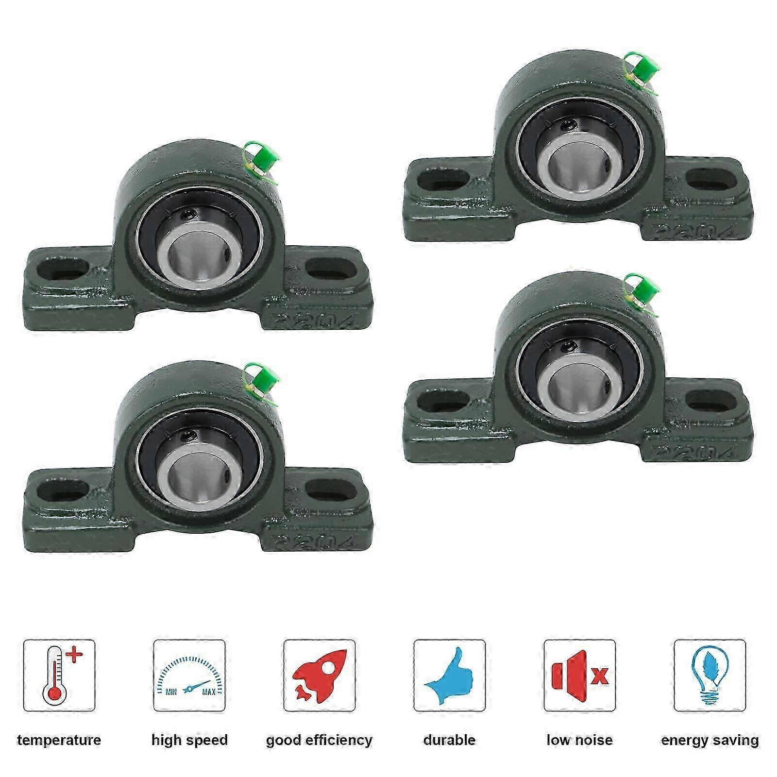 20mm UCP204 plummer block housing 4 pack