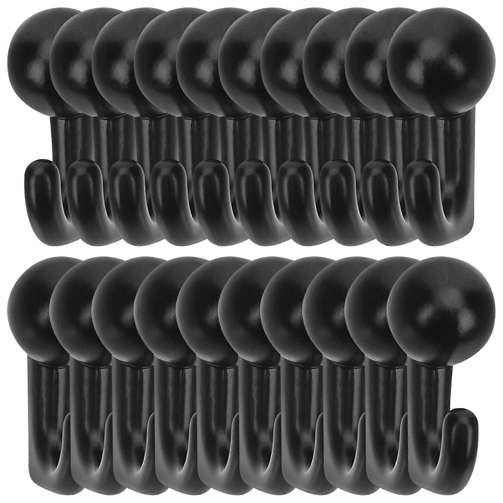Picture Hanging Hooks Push Pin for Wall Decor 90Pcs Black