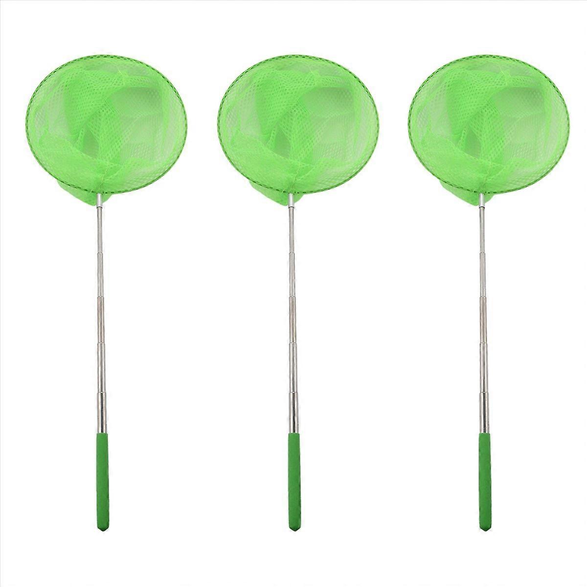 Outdoor Catching Catching Butterfly Net Fishing Net Bag Stainless Steel Telescopic Fishing Net Tool
