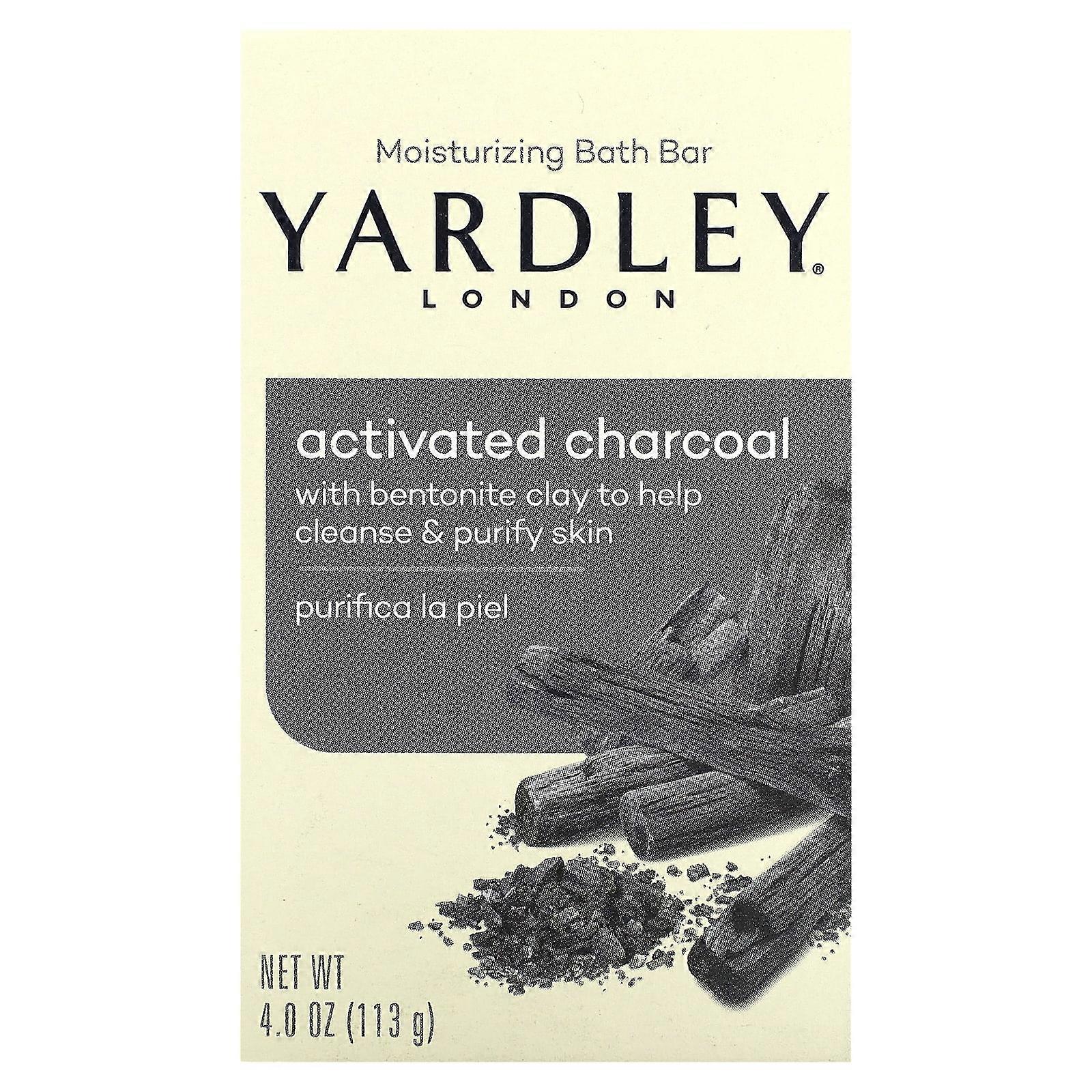 Moisturizing Bath Bar, Activated Charcoal, 4 oz (113 g)