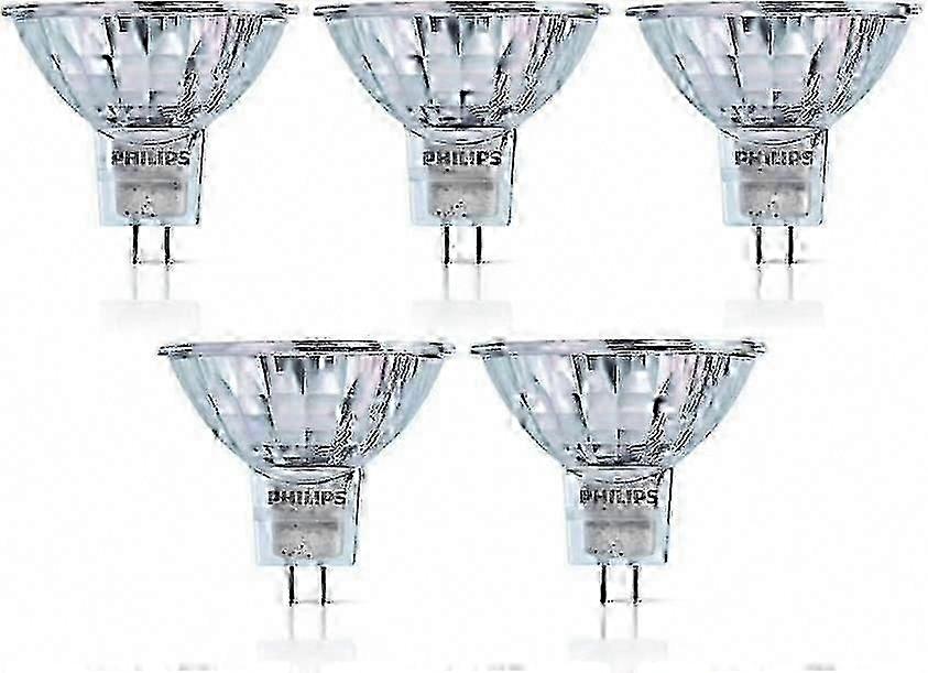 Lot de 5 ampoules halogènes 12 V MR16 50 W GU5.3, à intensité variable, durée de vie de 4 000 h, angle de faisceau 36D, 58845100