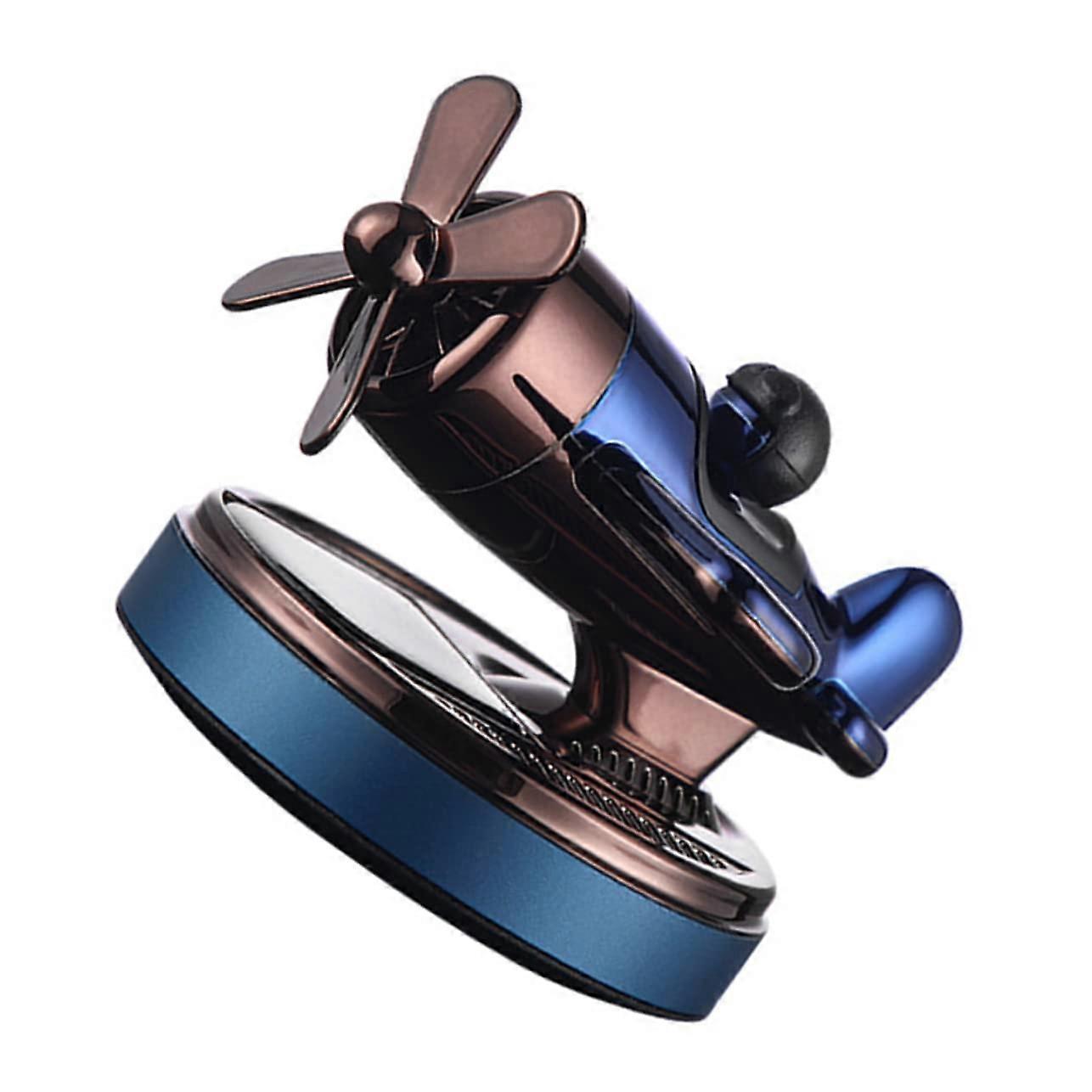 Solar Aircraft Car Aromatherapy Diffuser, Solar Powered Car Diffuser For Essential Oils, Durable Design