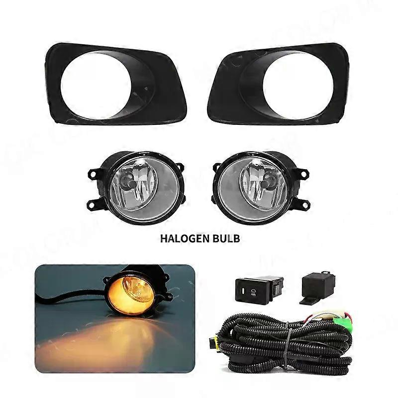 Apply Led Car Fog Light for Toyota Corolla AXIO 2011 FIELDER 2007 White Yellow DRL Daylight Daytime Running Lamps Wires Switch Relay