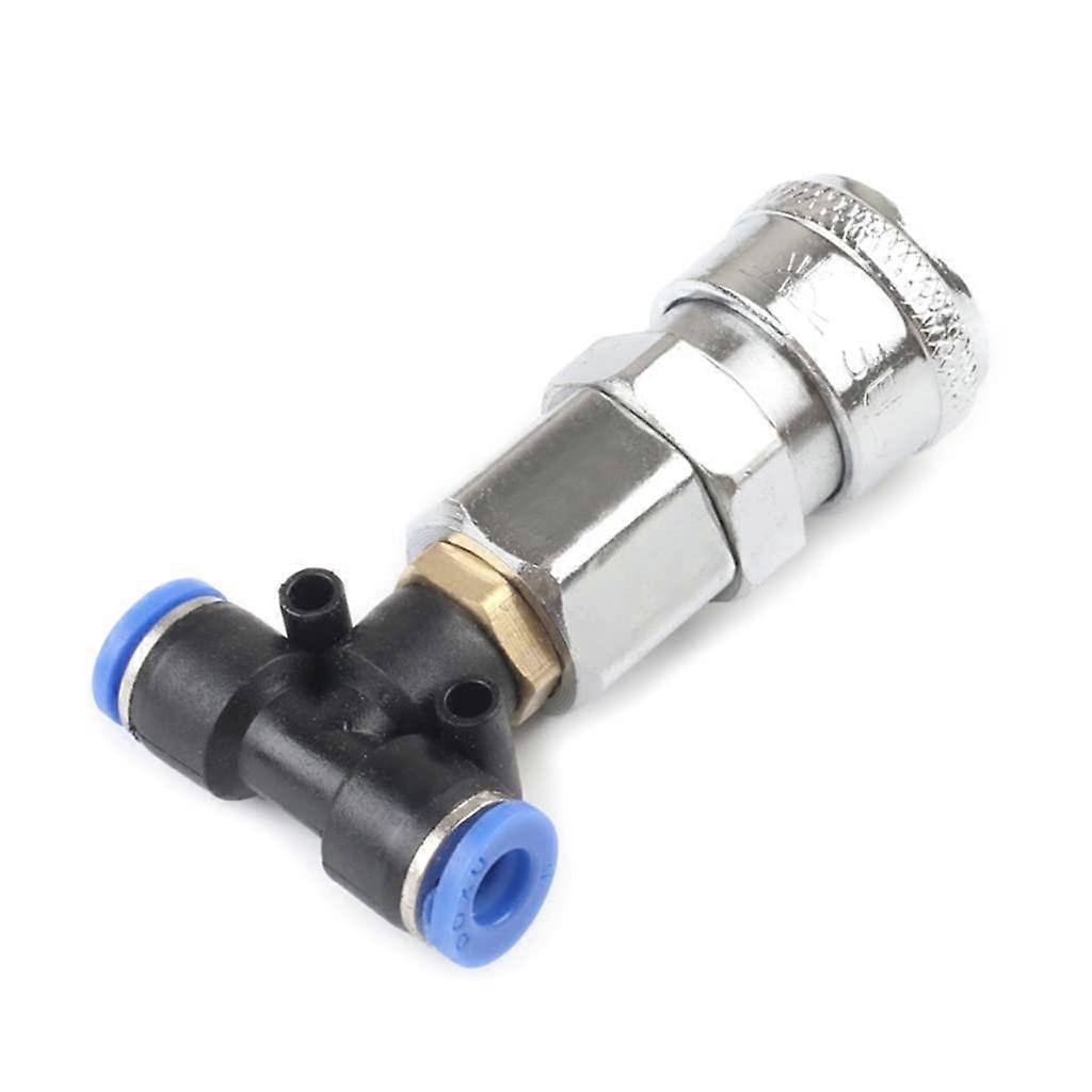 Pneumatic TankConnector ThreeWay Joint Air StraightThrough Joint Practical Air Working Pressure 0. B