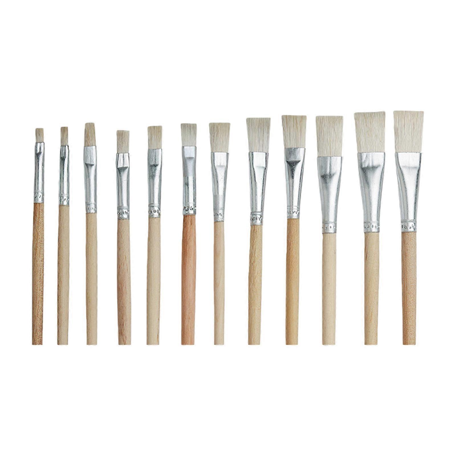 Artistic Ceramic Design Brush Wood Handle Craft Tool Smooth Ink Flow Suitable for Detailed Painting and Calligraphy Multicolor