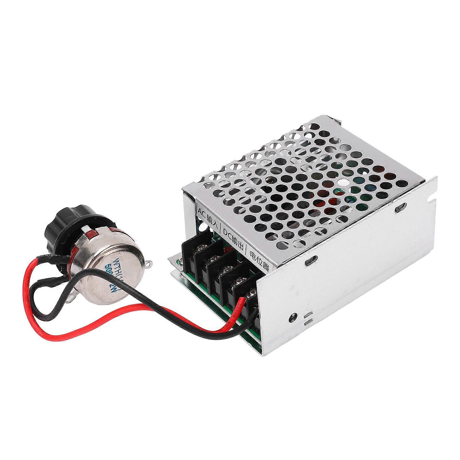 DC Motor Speed Regulator Overcurrent Protection Lightweight Portable Motor Speed Controller Switch AC