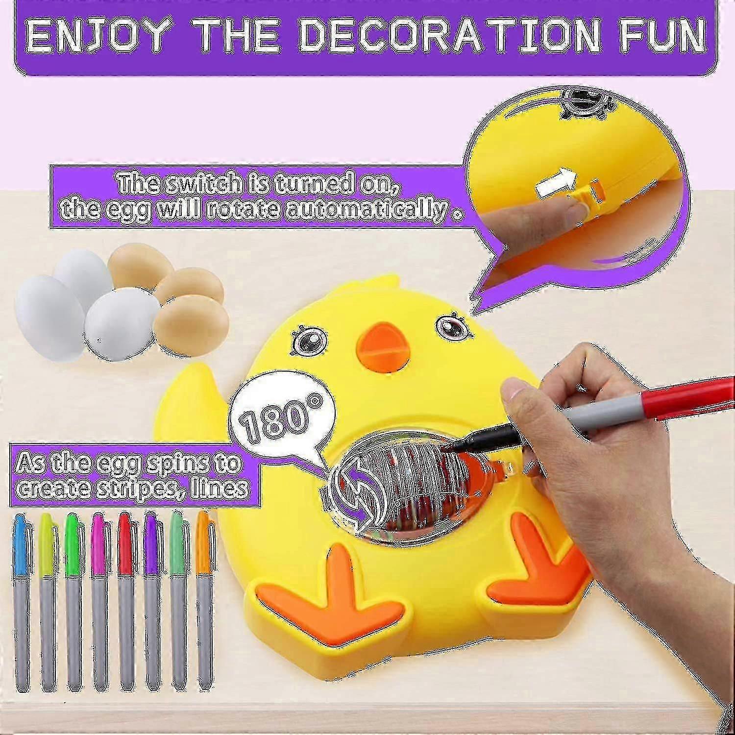 Easter Egg Decorating Kit Egg Drawing Spinners Machine