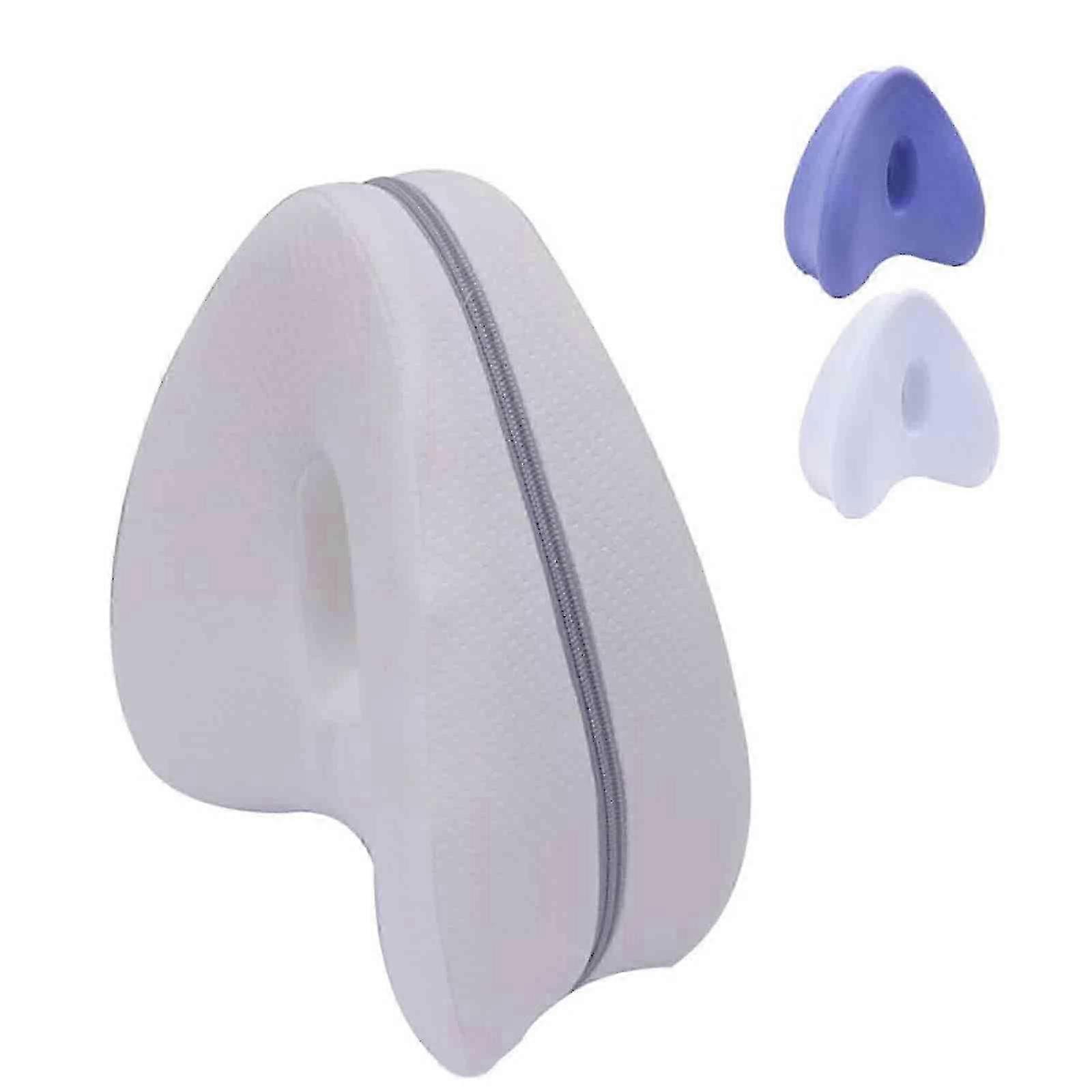 Orthopedic leg pillow for side sleepers - knee support foam cushion