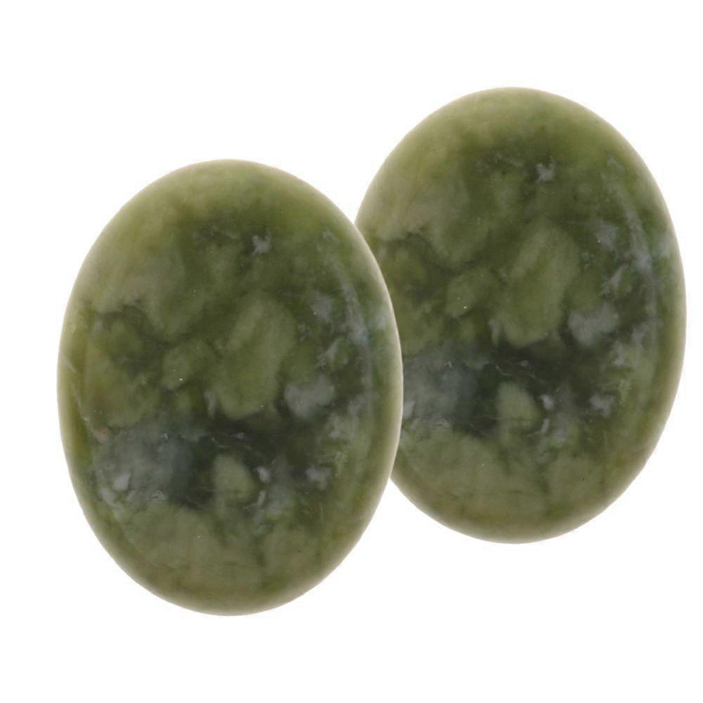 Hot cold jade marble face massage stone
