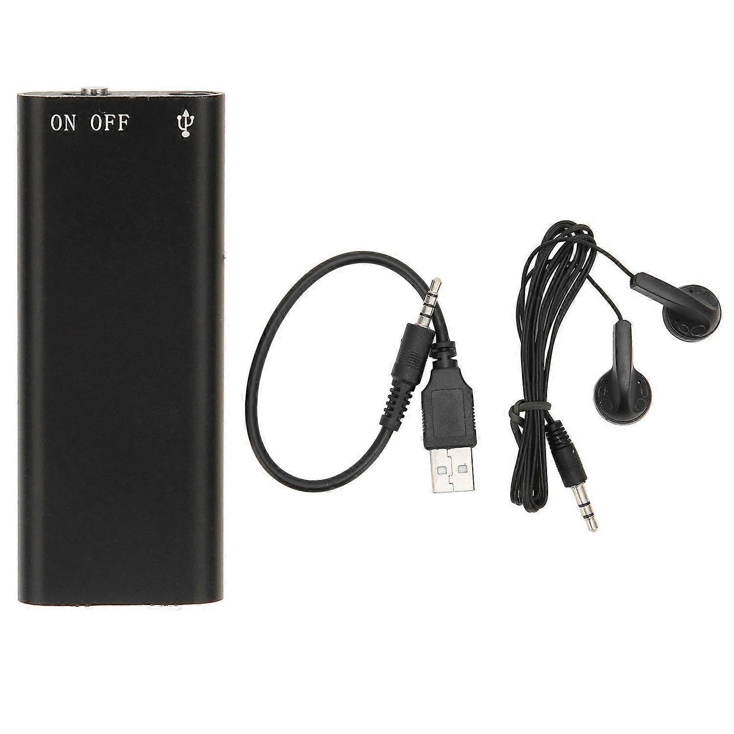 Voice Recorder HD Noise Reduction Voice Activated USB Charging Mini Sound Recorder for Meetings Inte