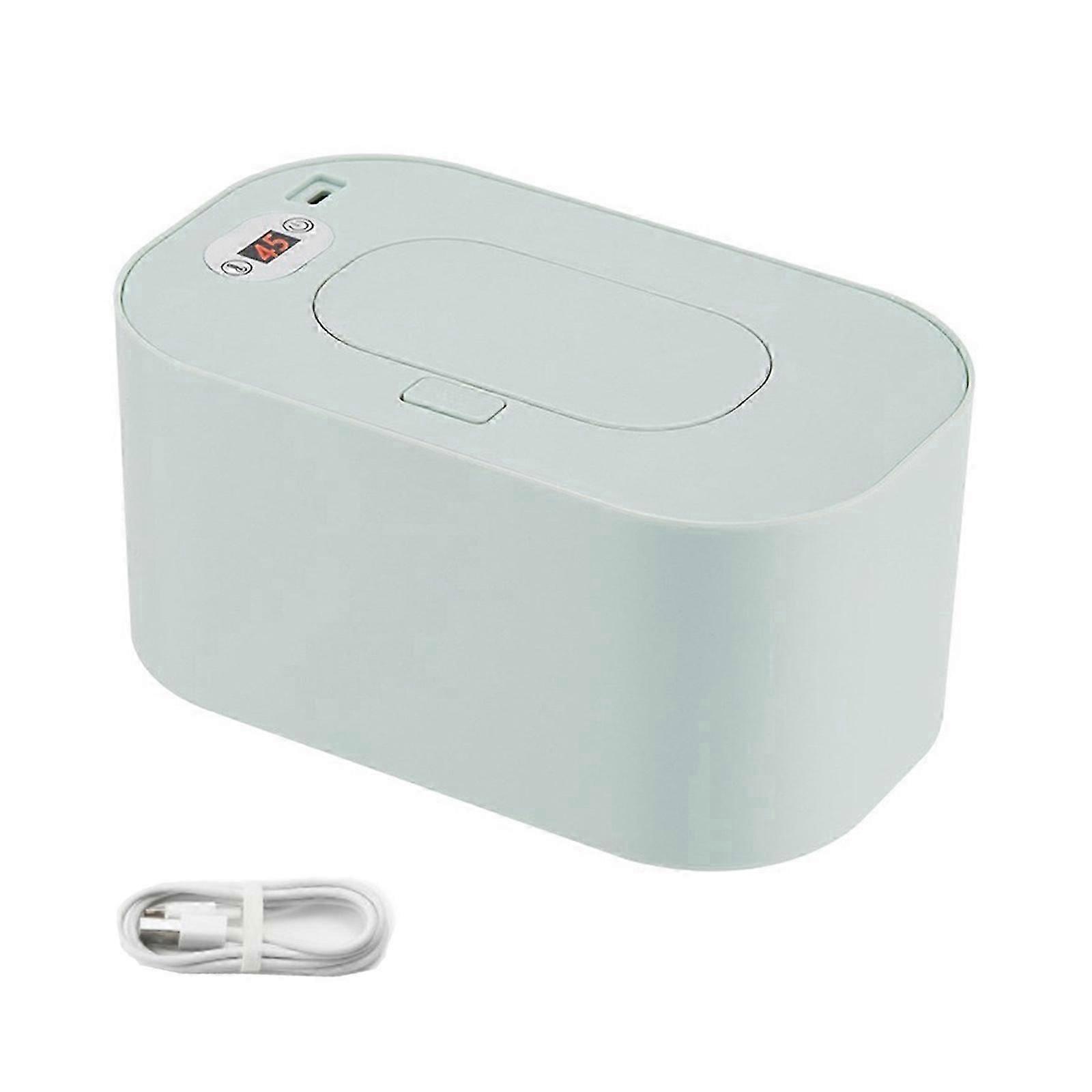 Wet Wipe Warmer Quick Heating Wet Wipes Adjustable Temperature Wipe Dispenser PP Texture Perfect for Infants and Adult White Cs