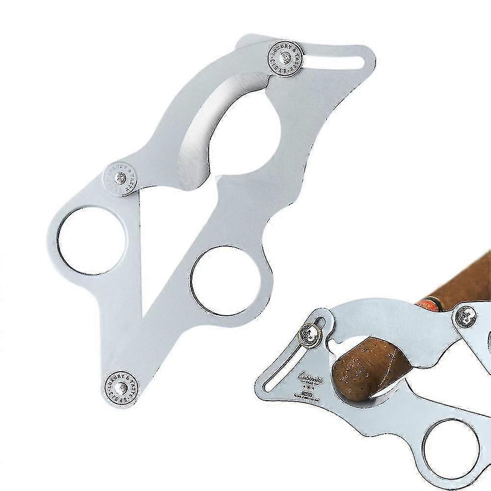 Sigaro Acciaio Inossidabile Forbici Argento