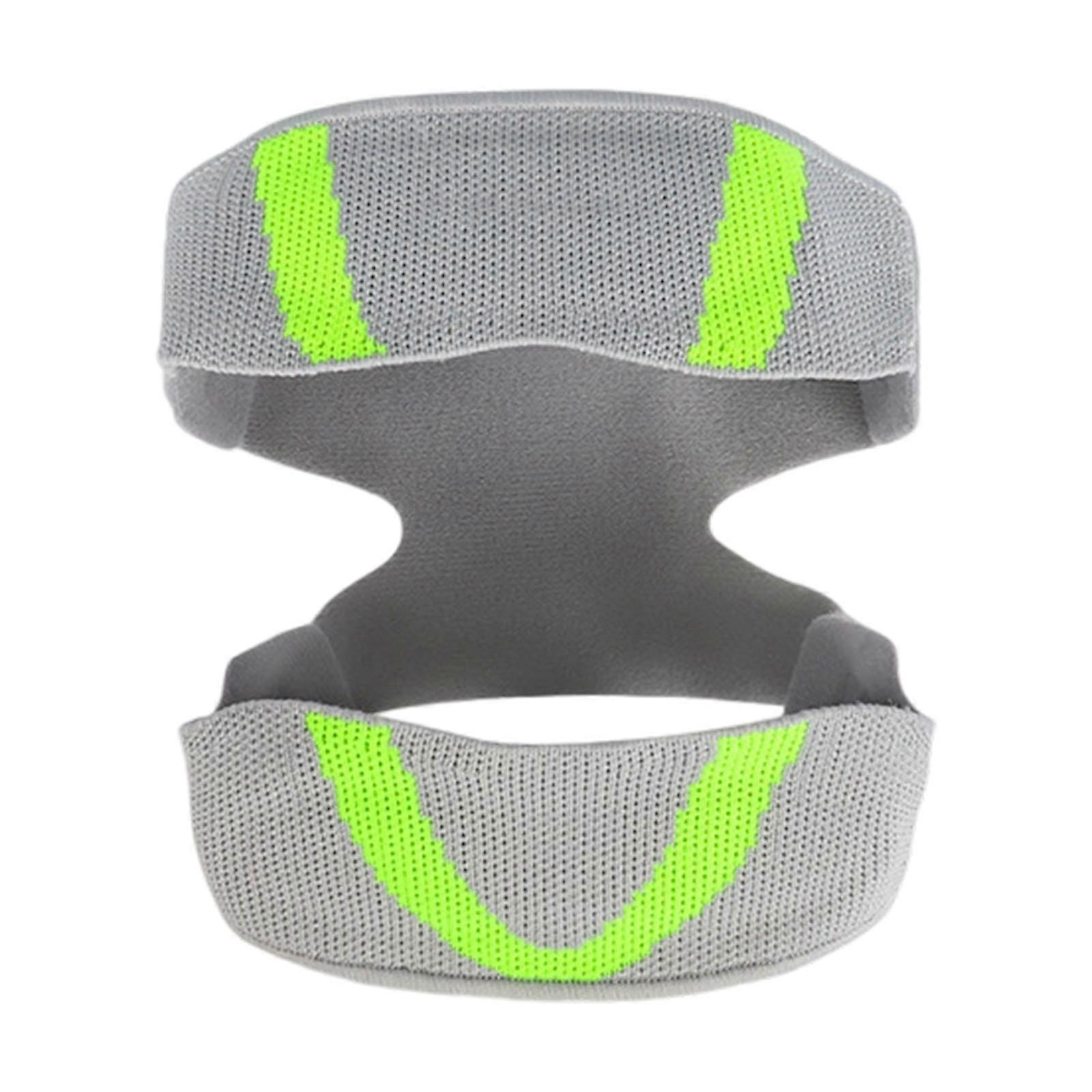 Stabilizing Knee Wrap Double Adjustable Strap Comfortable Nylon Design Knee Brace Kneepad For Movement Stability  Gray green Universal code