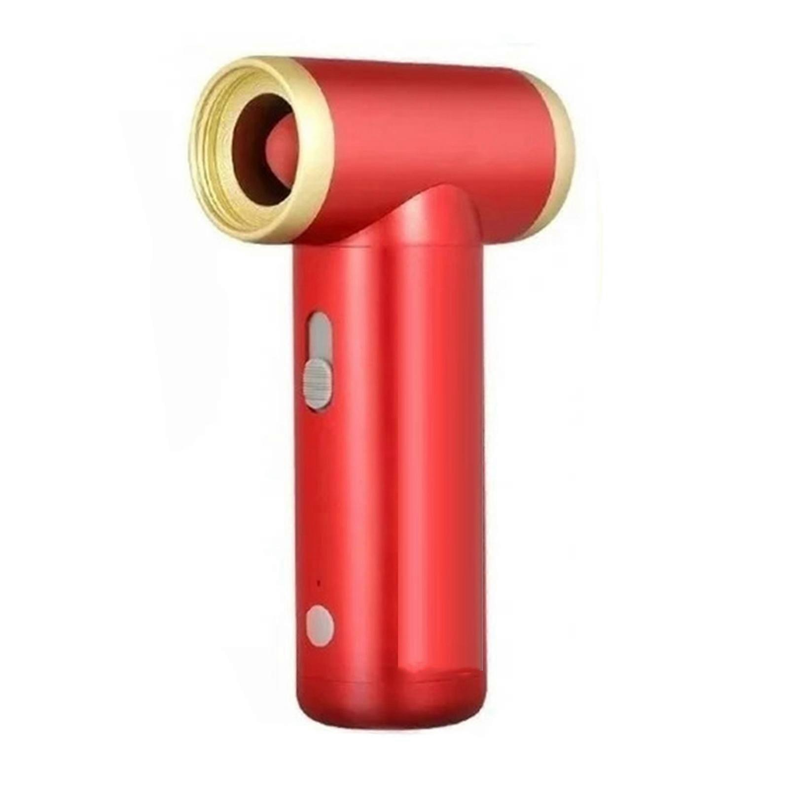 Rechargeable Cooling Device 1700mAh Battery Adjustable Wind Speed Double Air Nozzles Portable For Various Use Multicolor