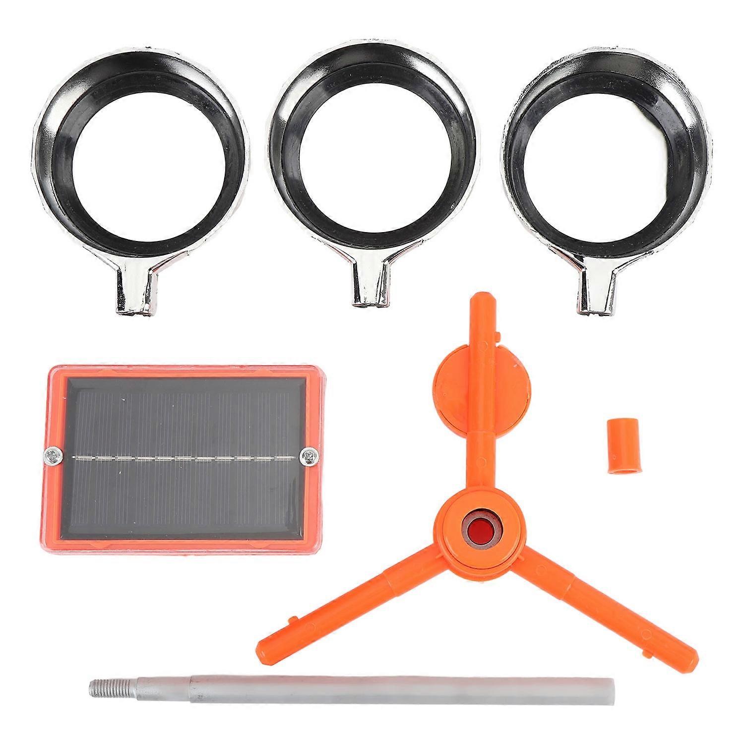 Solar Bird Deterrent Sound Flashing Wind Powered Bird Scarer Deterrent Device Outdoor Animal Control