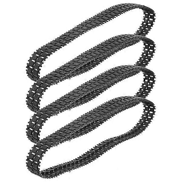 chenilles en caoutchouc pour voiture, fabrication DIY, châssis de char, chenilles pour robot, remplacement de chenilles pour jouet YC