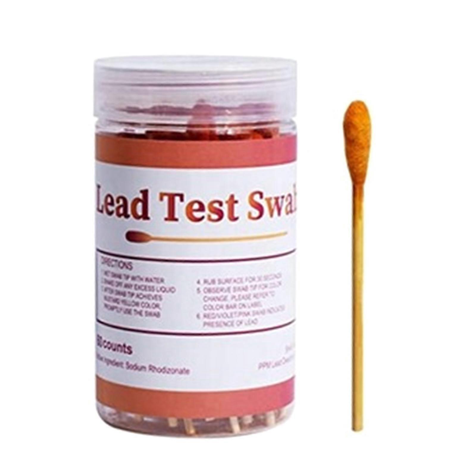 60Pcs Sensitive Lead Test Swabs Rapid Home Lead Testing Swabs 30S Result Lead Test for Metal Multicolor