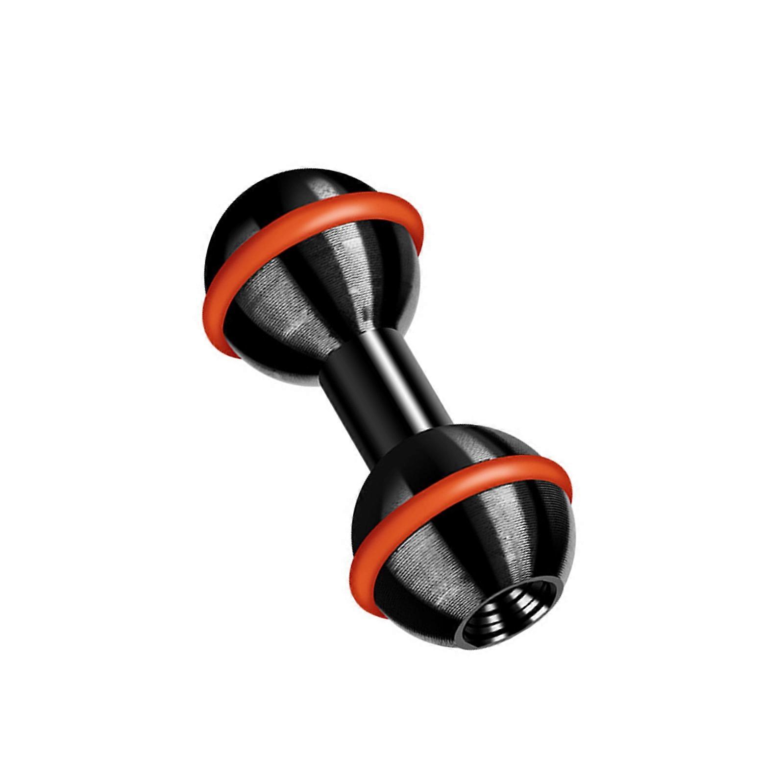 Aluminum 1in Ball Head Adapter with M6 and 1/4inch Thread for Camera and Camcorder Tray Systems Multicolor