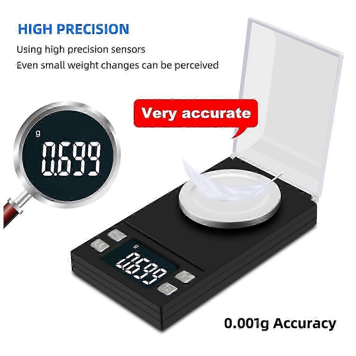 Mini Digital Scale High Accuracy 0.001 Pocket Scale 10g