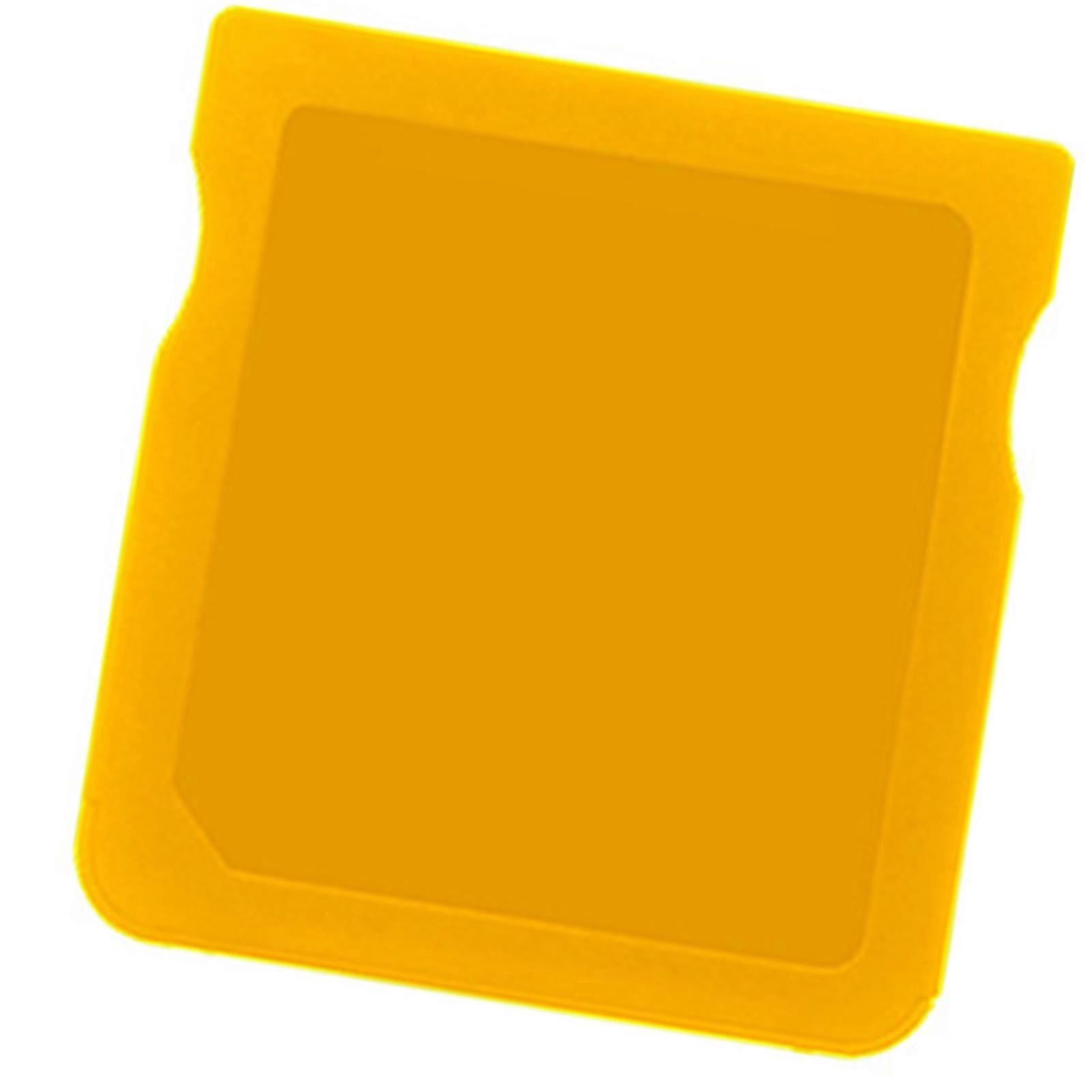 Wood Gamer Card with Multiple Folder Support and User Friendly Interfaces, Easy File Management,  No File Number Limit  Yellow