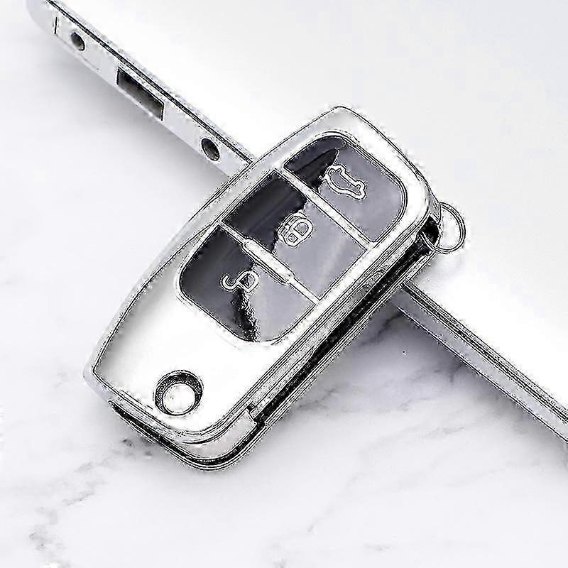 New TPU Folding Key Cover Bag Shell Case Keychain Protector For Ford Focus 2 MK2 Fiesta Mondeo Galaxy Falcon Territory Ecosport