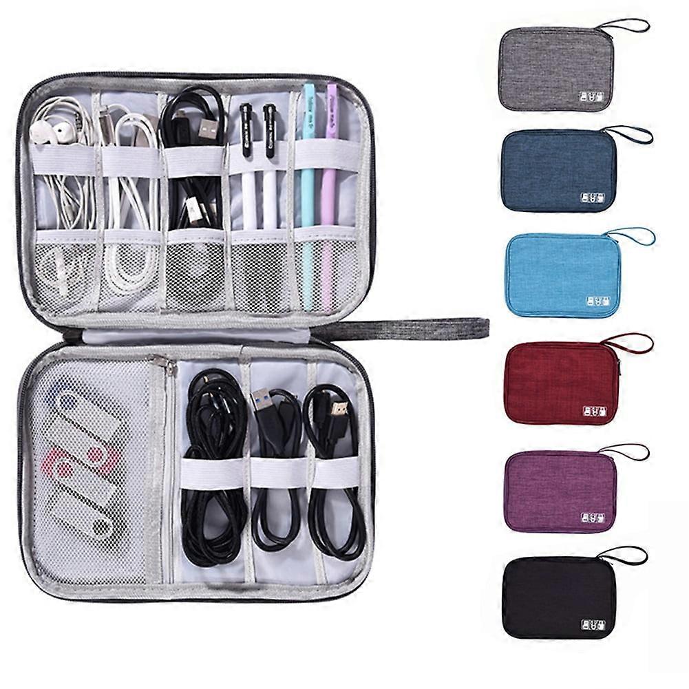 Electronic cable organizer, portable cable organizer, includes accessories, multiple colors