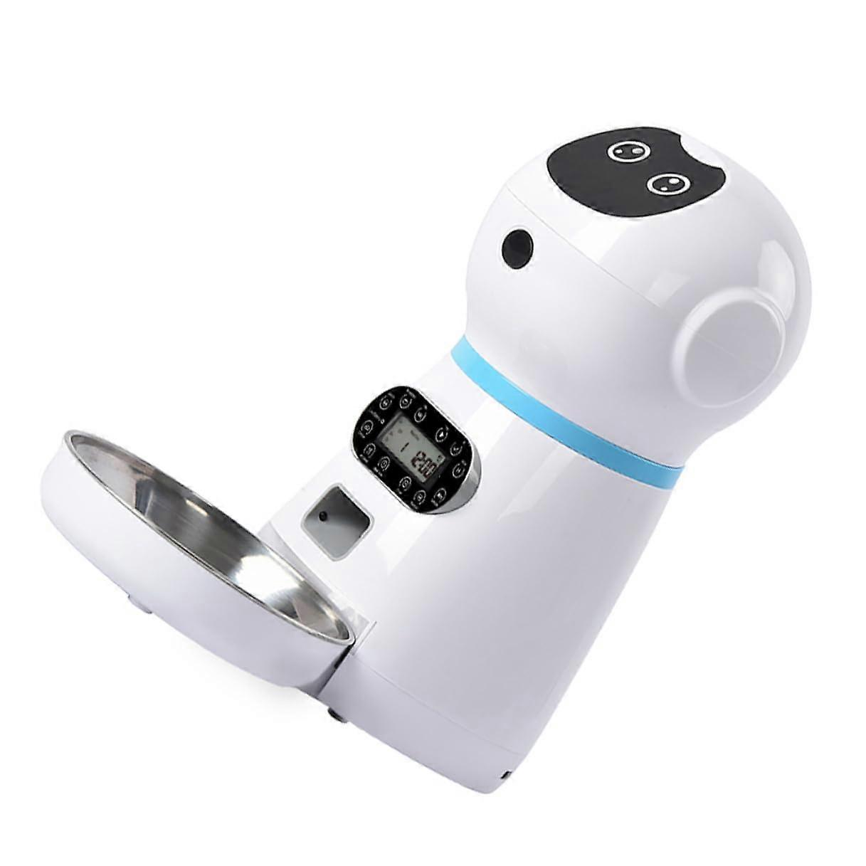 Automatic Pet Feeder with Timer and Detachable Bowl for Dogs and Cats Easy to Clean