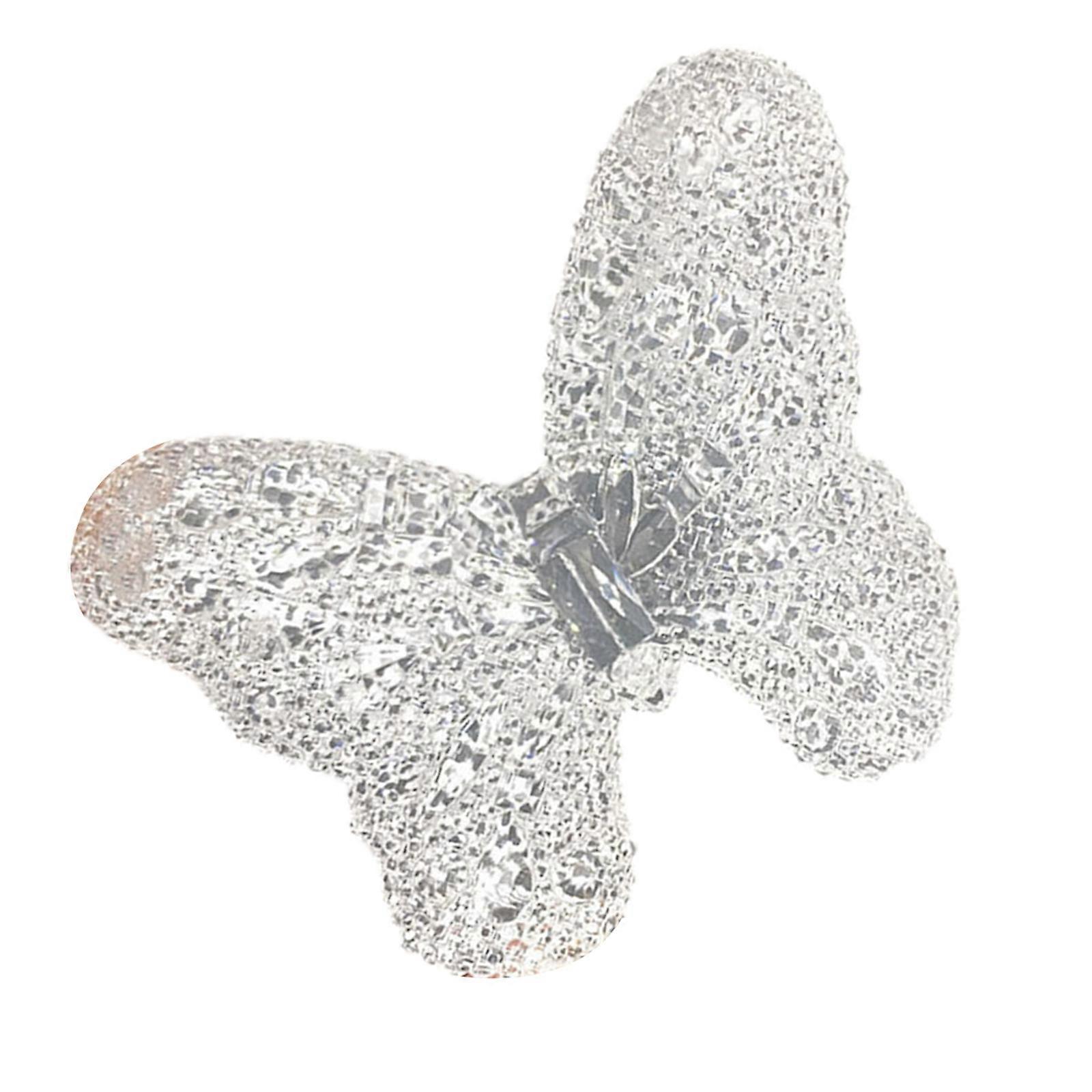 Clear Silicone Butterfly Shape Mold With Easy Release Decorative Resin Molds For Keychain Charm Decoration Multicolor