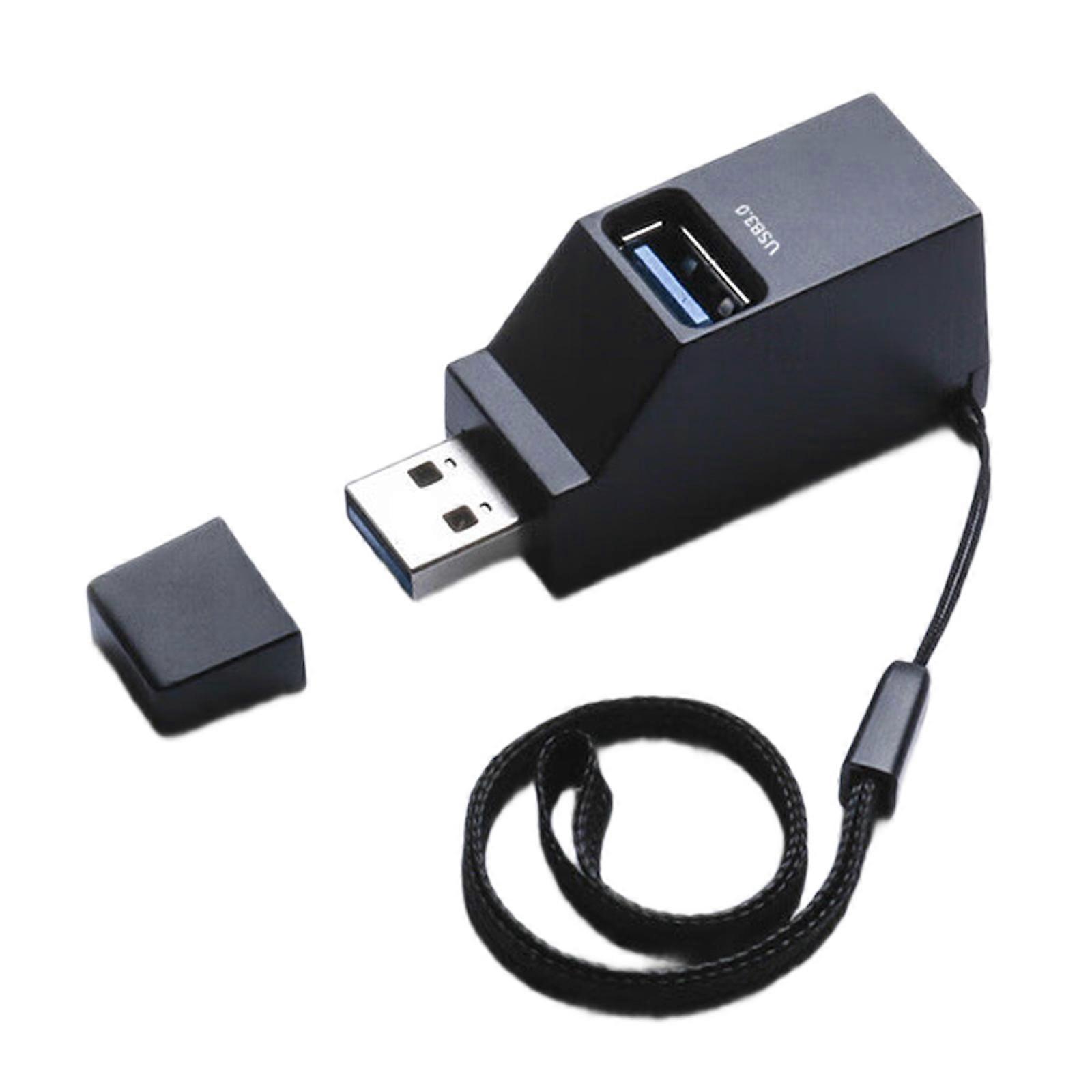 Fast Speed USB3.0 Hub 3 Port Expansion Durability Metal Housing Universal Compatibility Computer Accessory Multicolor