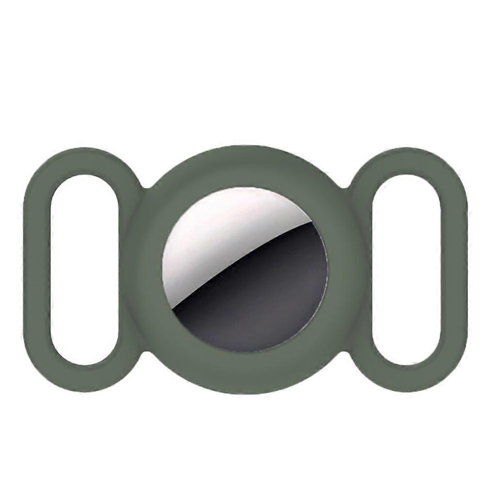 Protective Case Compatible with Apple Airtag, Anti-Scratch Pet Loop Holder & Silicone Collar Cover for Dog Cat GPS Tracking