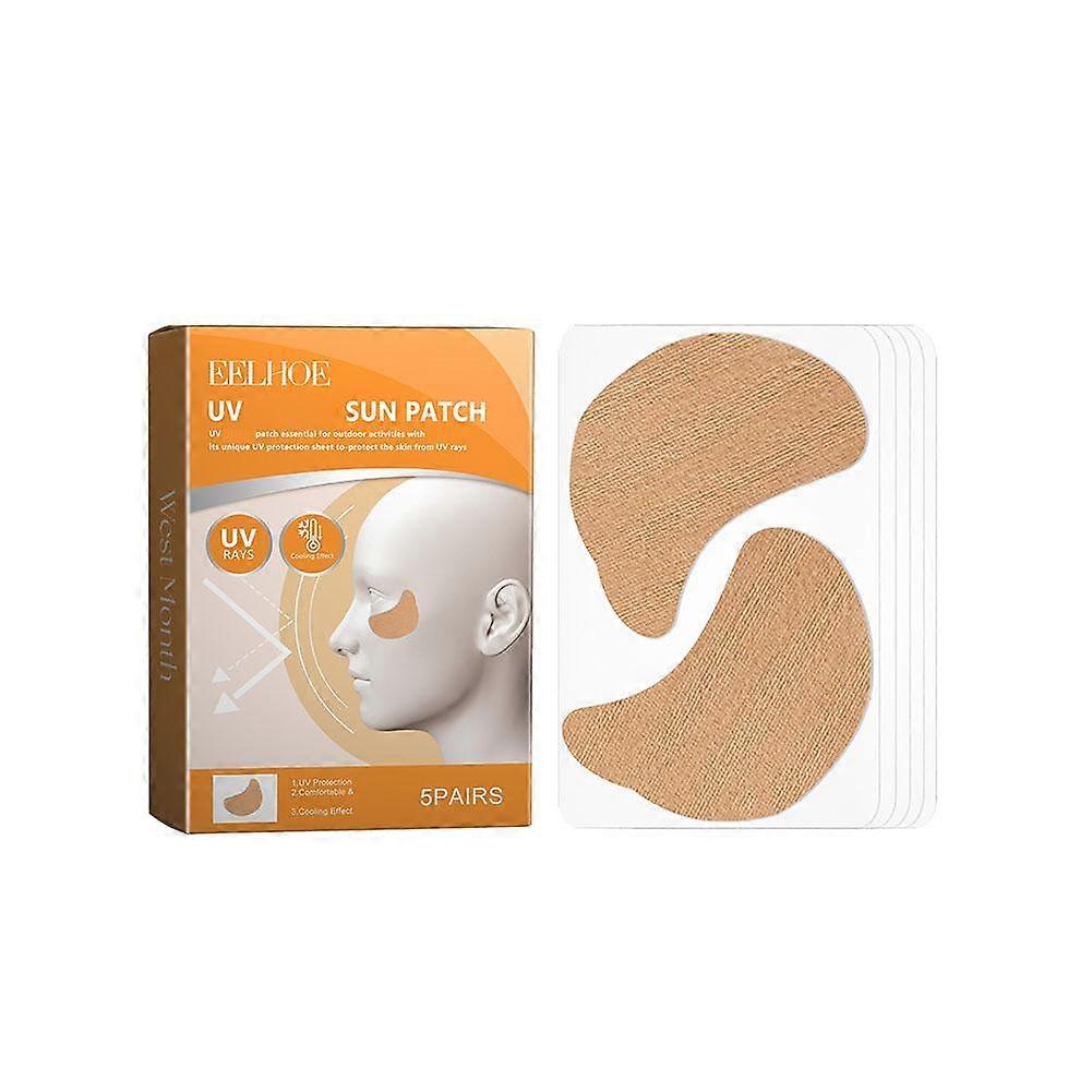 For Sunscreen Eye Patches 5 Pairs Protective Under Eye Skin Isolation Patches 3 Year Shelf Life All Skin Types