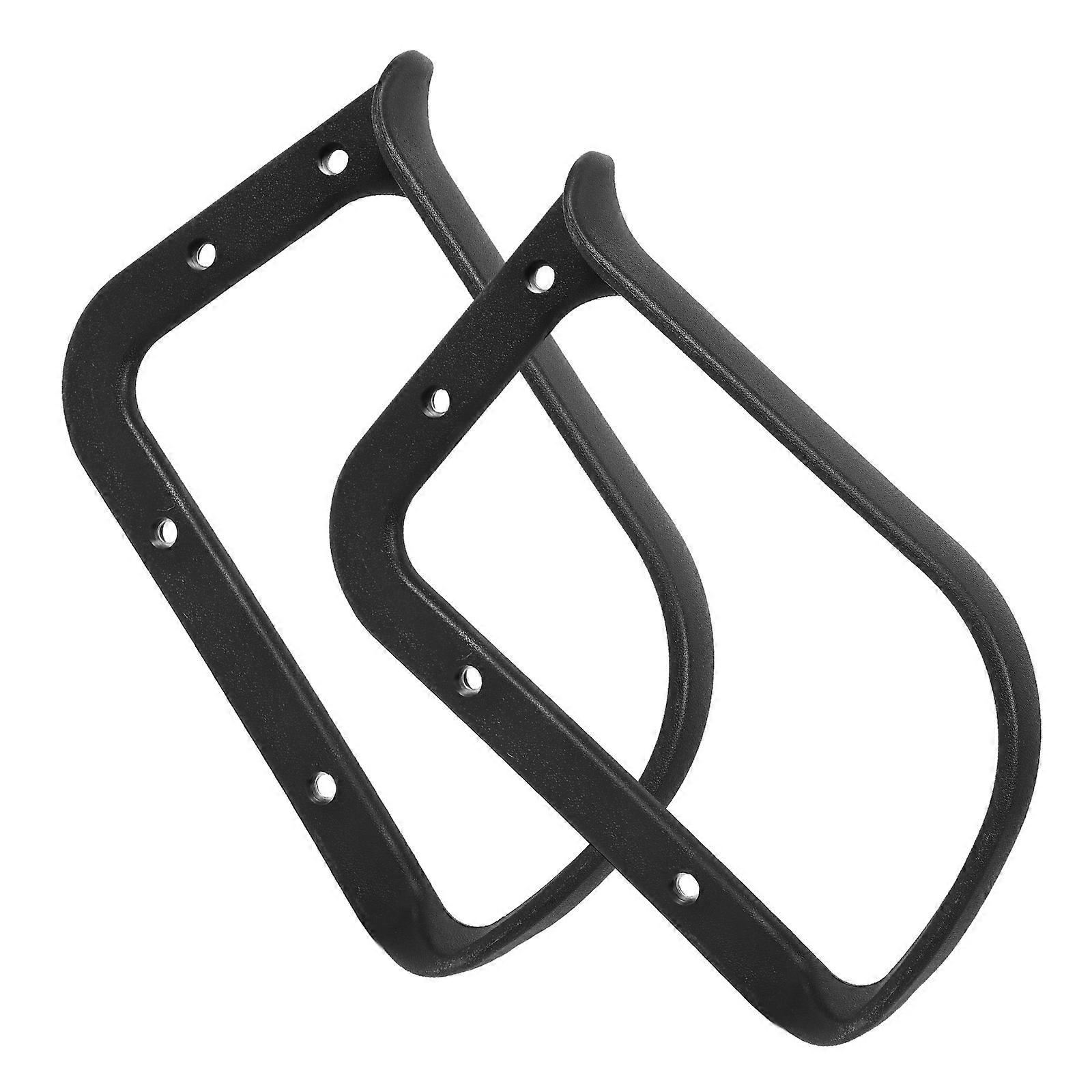 Office Chair Arm Replacement 2Pcs Plastic Armrests for Ergonomic Comfort