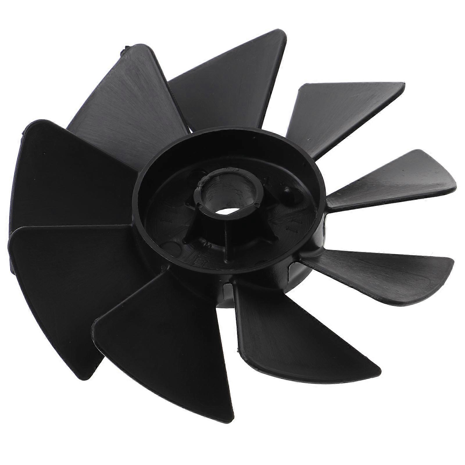 Small Air Compressor Fan Plastic for Inflation Black Compact Fan