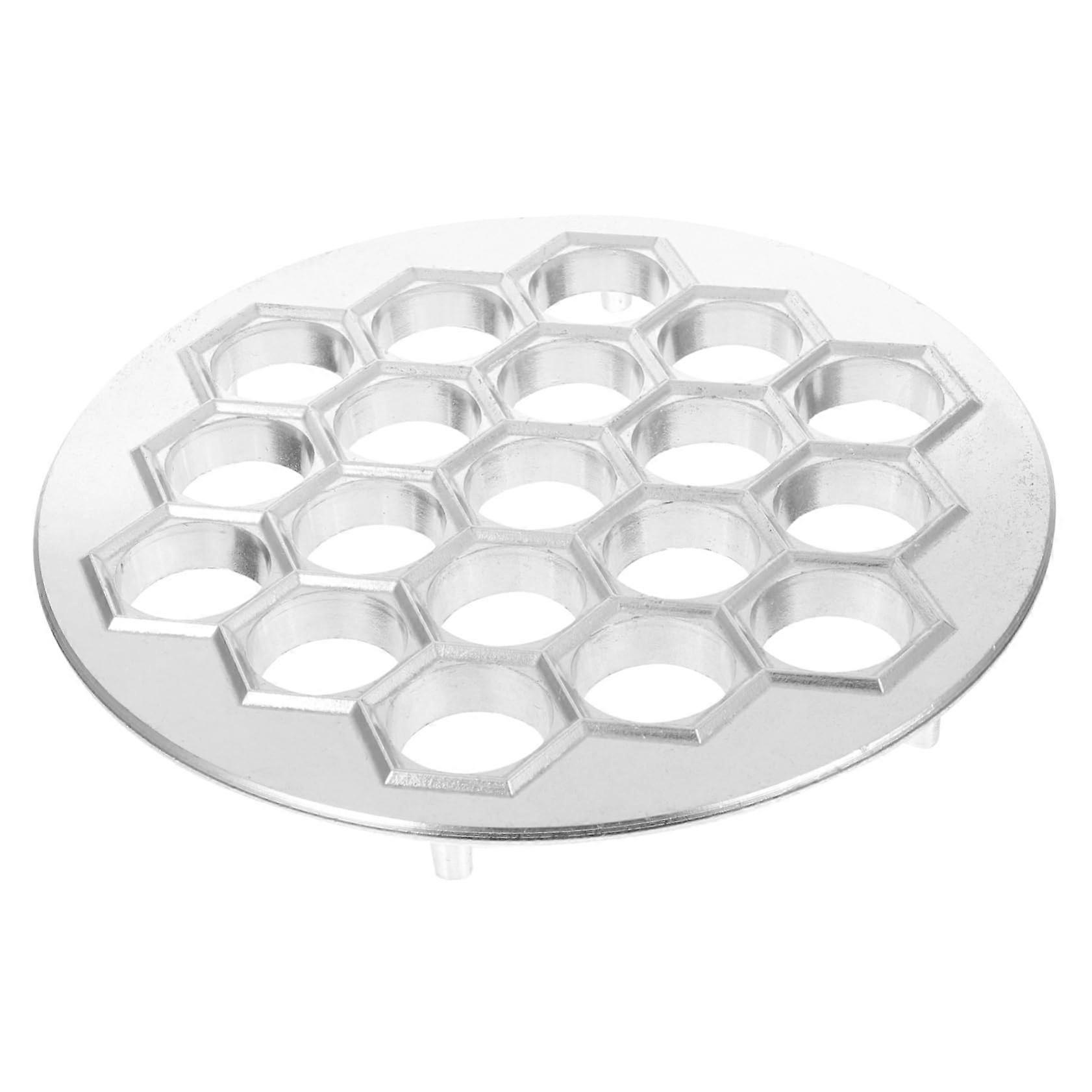 19 Holes Dumpling Maker Mold Alloy Tool for Quick Wontons Ravioli and Homemade Meals