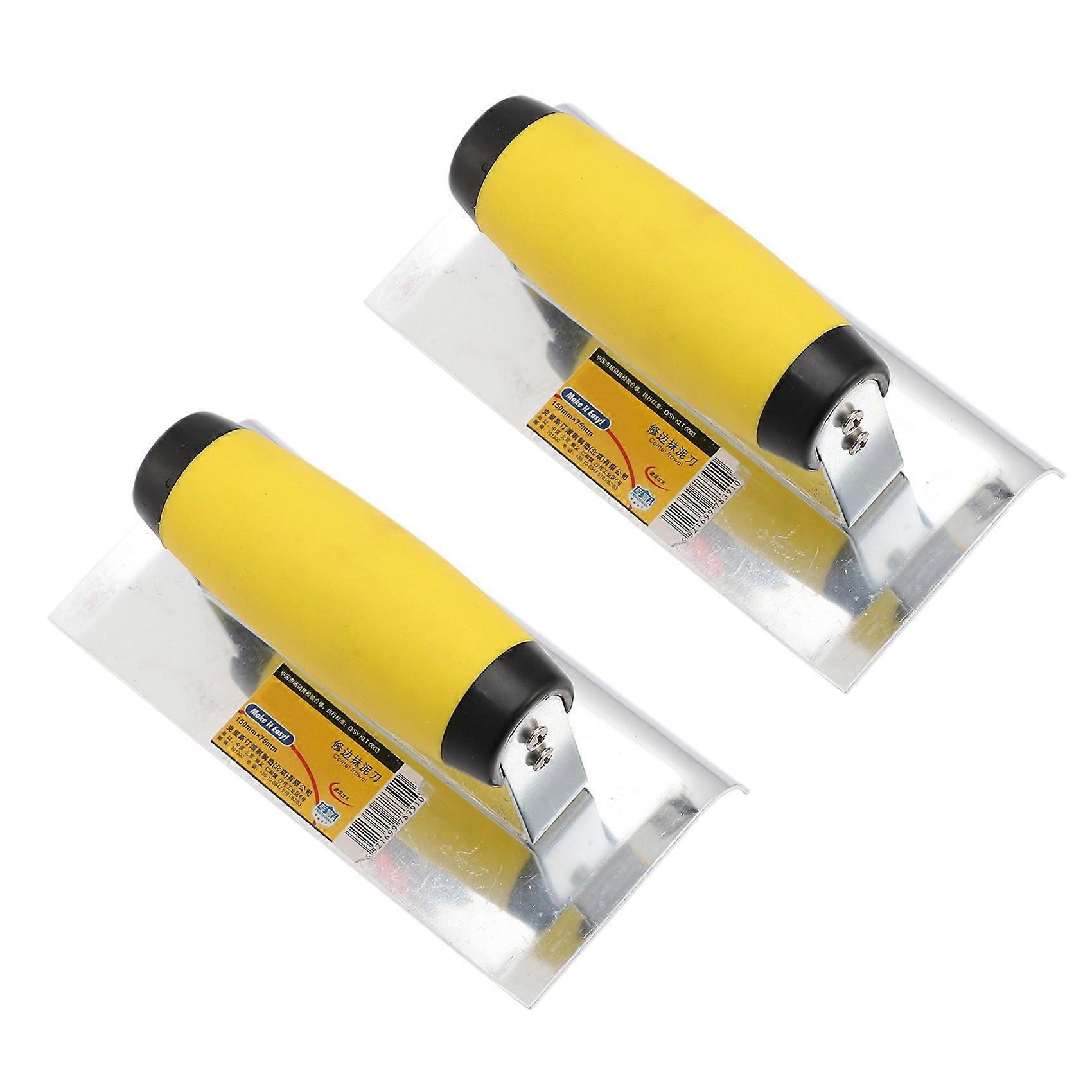 2X Stainless Steel Plastering Trowel Concrete Trowel Construction Tools