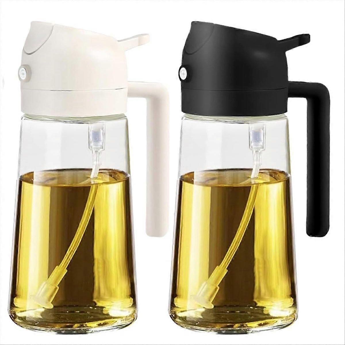 2Pcs 16oz/470ml 2 in 1 Oil Sprayers for Cooking