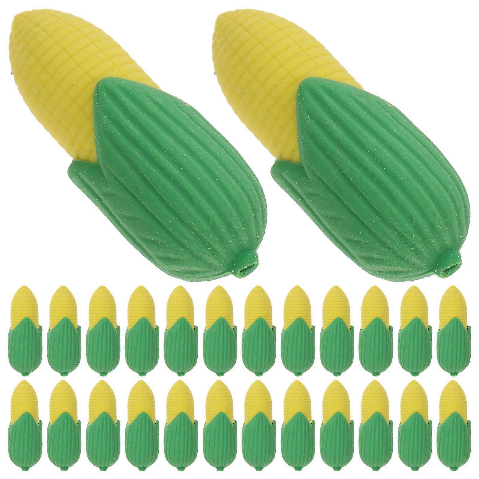 Multi-Function Pencil Erasers Corn Shape Household Erasers for Students Use 100Pcs