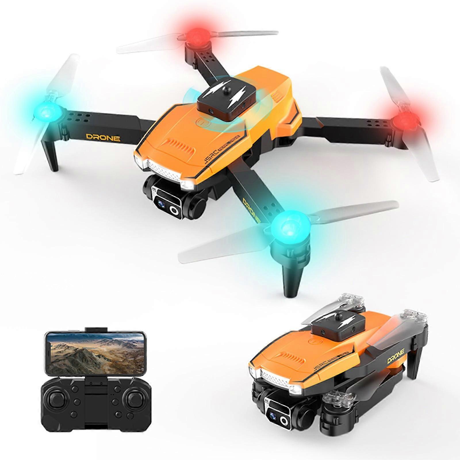 Viflosae Foldable FPV Drone with Electronic Regulation, Dual 1080P WiFi Camera, Gesture Control, Compatible with RC Quadcopter